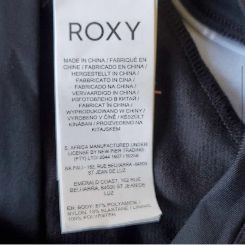Roxy One-piece Rashguard Floral Swimsuit - Picture 7 of 9